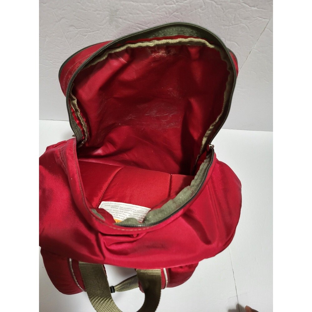 LL Bean Backpack Red - Picture 6 of 8